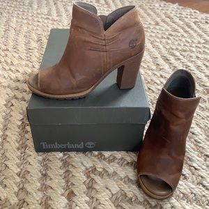 Timberland Glancy Peep toe- women’s 7.5. Barely worn, great condition.